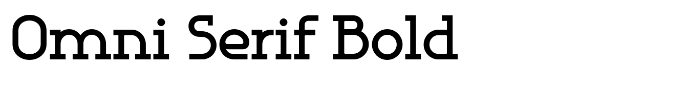 Omni Serif Bold